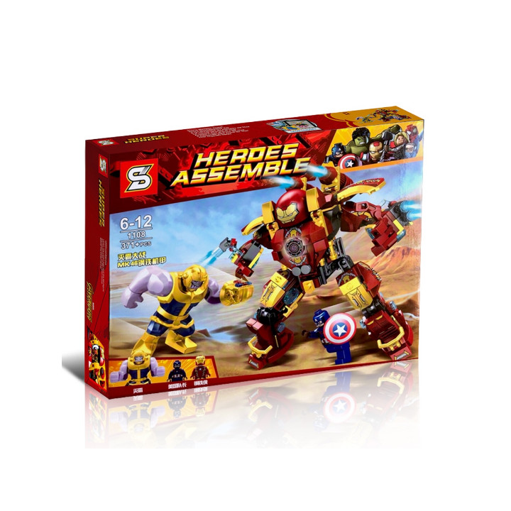 Lắp ráp super hero SY1108- Người sắt chiến đấu