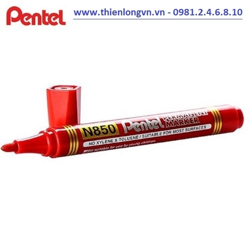 Bút lông dầu Pentel – N850 màu đỏ