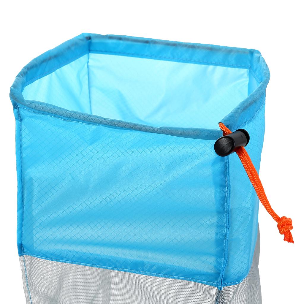 Drawstring Stuff Mesh Sack Storage Bag for Travel Camping Hiking