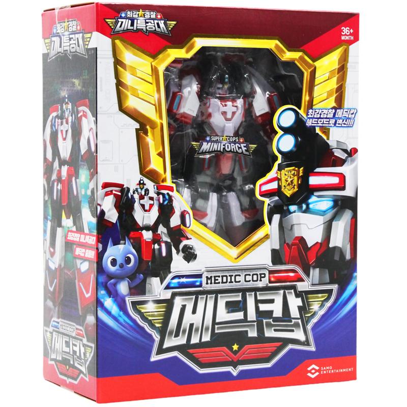 Đồ Chơi Robot Siêu Bác Sĩ Quân Y Medic Cop Quang Năng - Miniforce 505004