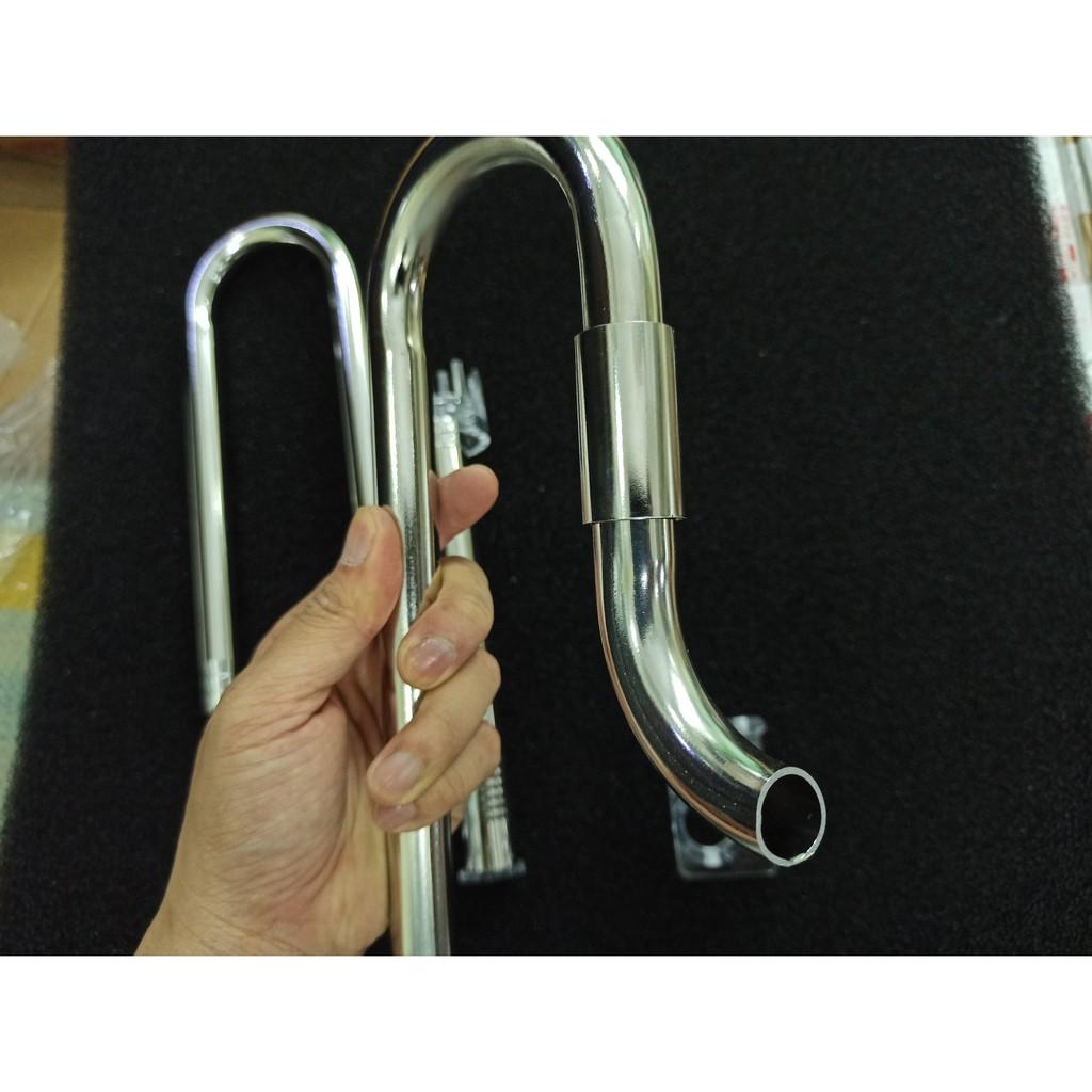 In out phi 16 lọc váng "XOAY" WYIN- đầu out xoay 360 độ - in out inox có lọc váng - bộ in out thủy sinh - shopleo