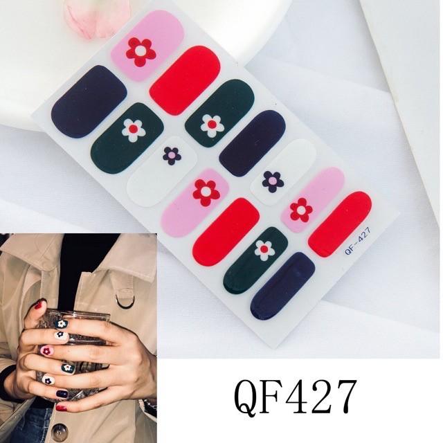 Set dán móng tay nails dán nghệ thuật nhiều màu - có ngay bộ móng đẹp trong 5 phút (Nail wraps / Nail stickers)