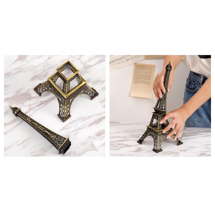 Mô hình Tháp Eiffel bằng Thép Không Gỉ size 18 Cm