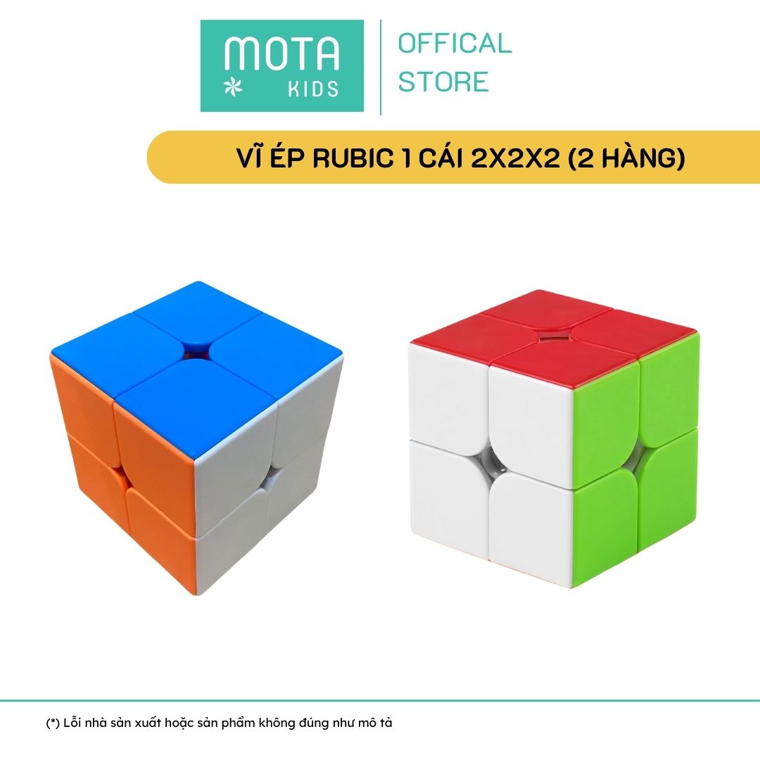 [M8832-3 - Mota Montessori] Đồ chơi cho bé Rubik 2 hàng 2x2x2 - Hàng chính hãng