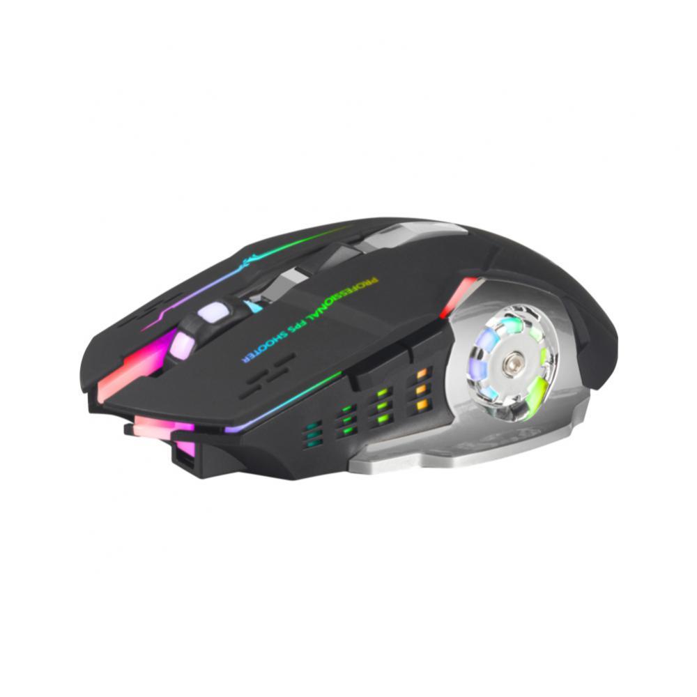 Chuột Chơi Game Không Dây/Có Dây 3600DPI Công Thái Học 6 Nút LED Quang Có Thể Điều Chỉnh USB Chuột Máy Tính Chơi Game Silent Mouse Cho PC Laptop