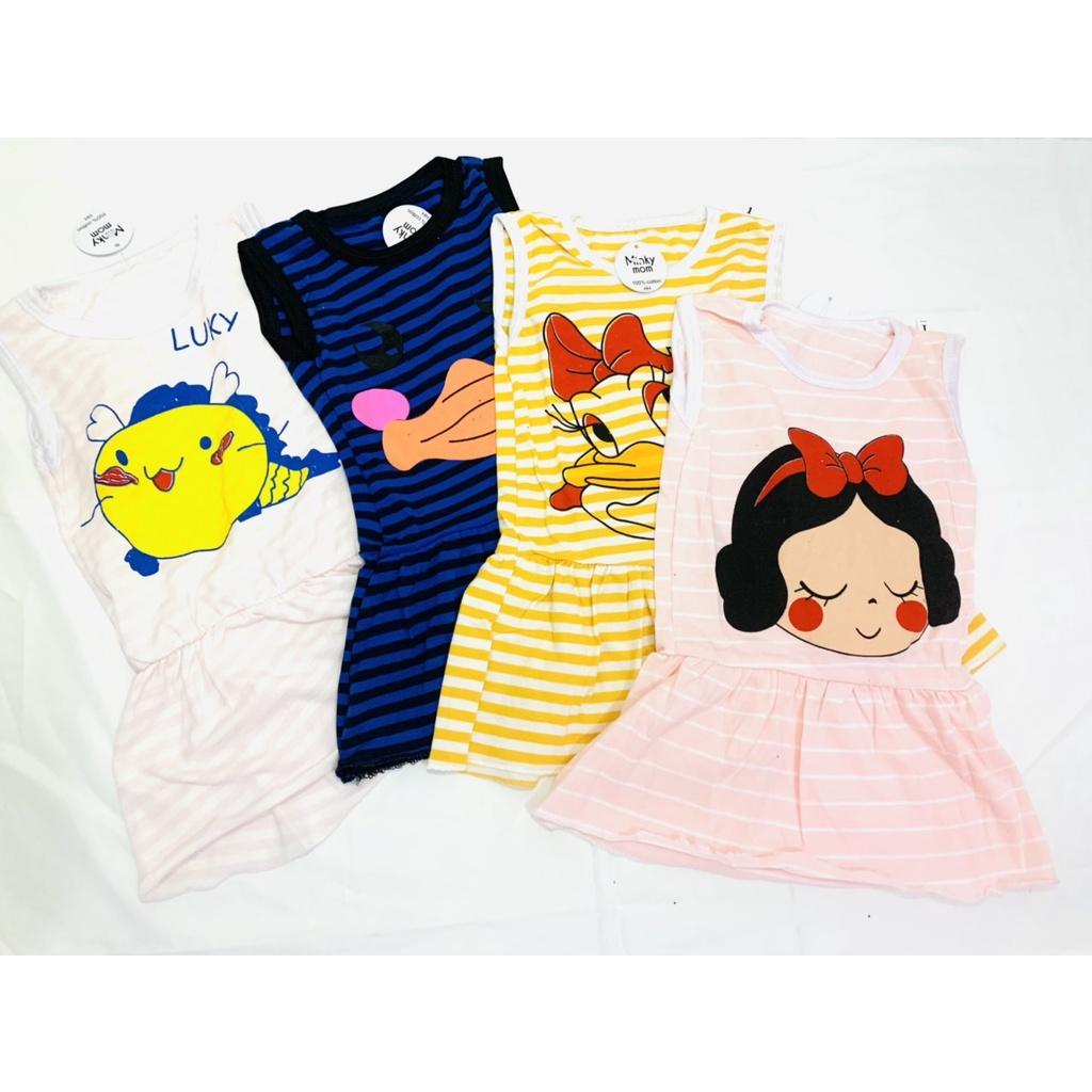 ĐẦM XÒE ĐUÔI CÁ PHIÊN BẢN HOẠT HÌNH SIÊU XINH CHO BÉ 7-17KG - NUNAM SHOP