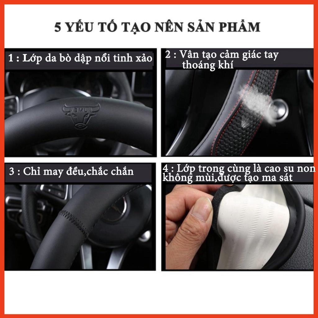 Bọc tay lái ô tô cao cấp xịn