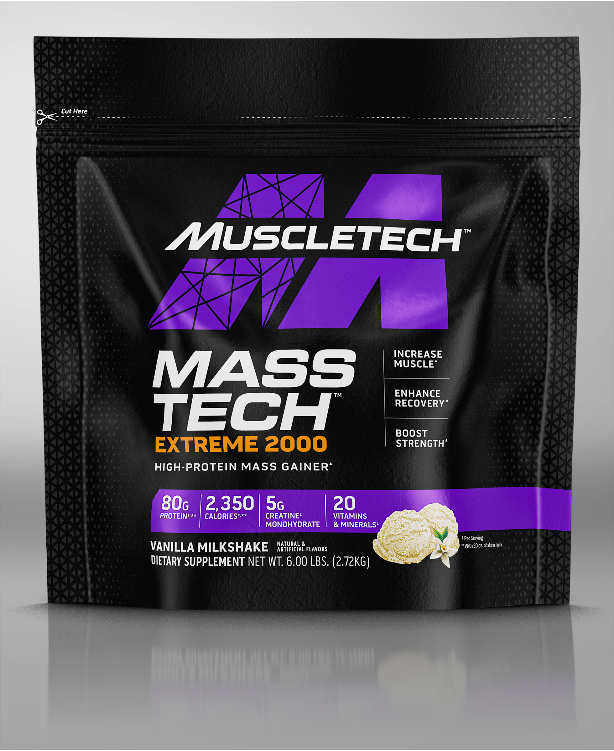Sữa tăng cân tăng cơ Mass Tech Extreme 2000 6lbs  - NHIỀU HƯƠNG VỊ – Hỗ trợ Tăng Cân Nhanh + Tăng Sức Mạnh từ nguồn dinh dưỡng đầy đủ như 1 bữa ăn - Hàng nhập khẩu chính hãng Muscletech - Kèm quà tặng