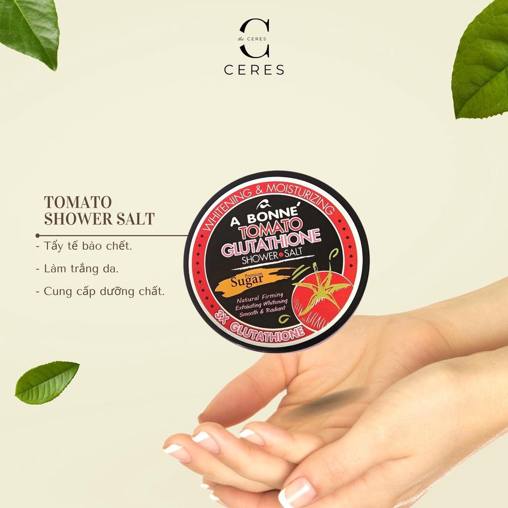 Muối Tắm Cà Chua A Bonne - Tẩy Tế Bào Chết Body Tomato Glutathione Premium Sugar 350g