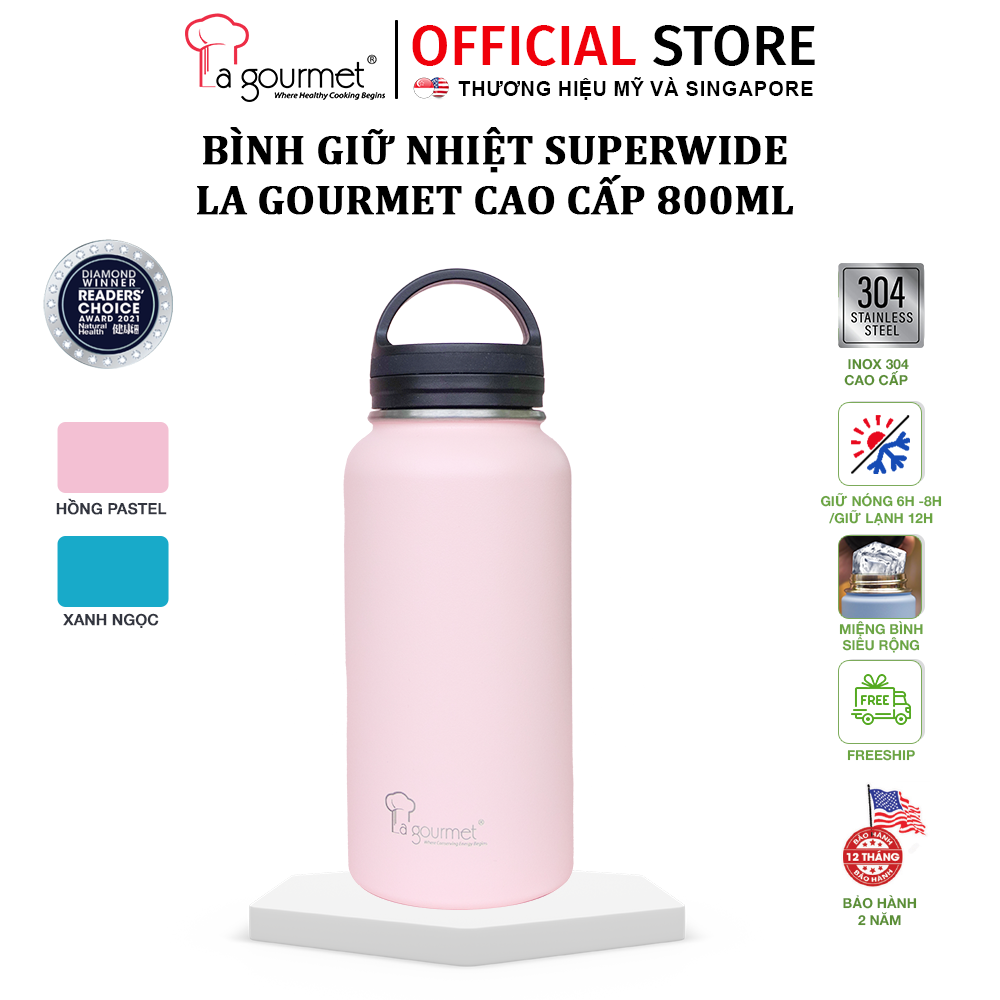 Bình giữ nhiệt Supetwide La gourmet cao cấp 800ml