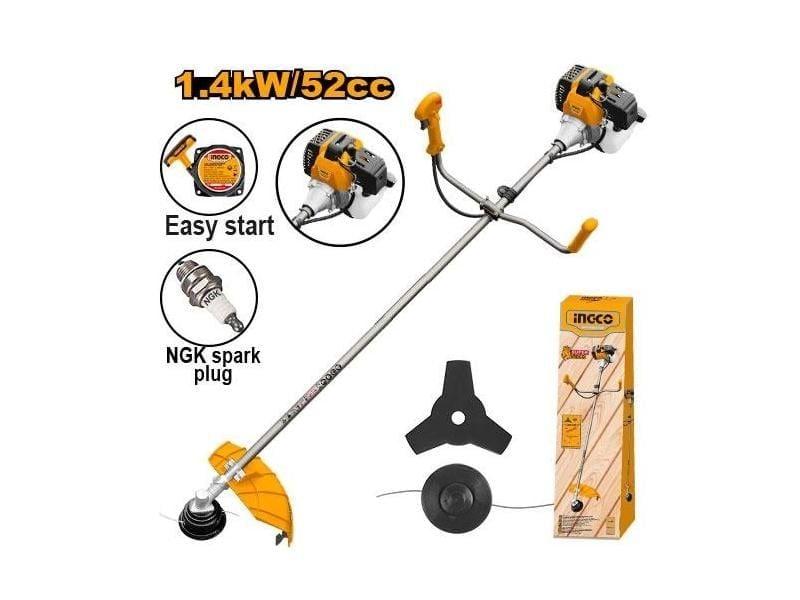 MÁY CẮT CỎ DÙNG XĂNG (CHỈNH CẦN) 1.4KW- 52CC INGCO GBC5524411 - HÀNG CHÍNH HÃNG