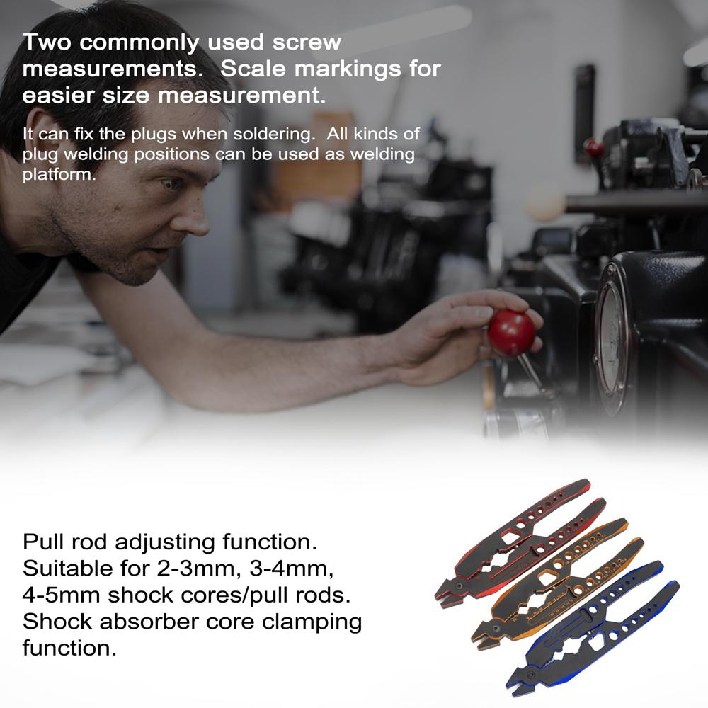 Multi-function Shock-absorbing Car Model Pliers Multipurpose Remotely Control Car Assembly Maintenance Tool Ball End Screw Clamp Pliers