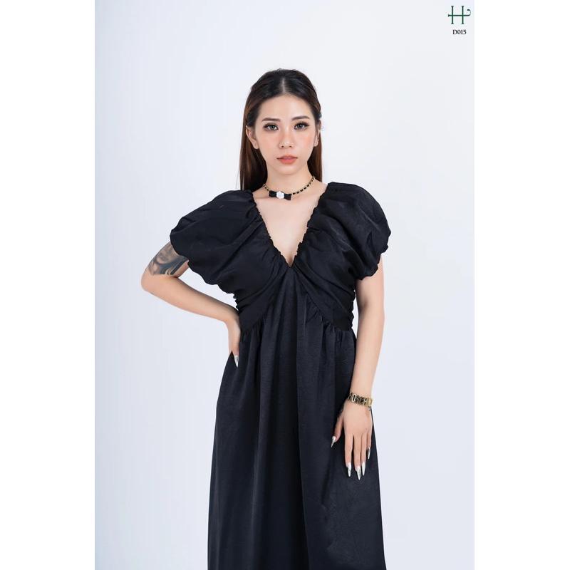 Đầm lụa form rộng suông-D15