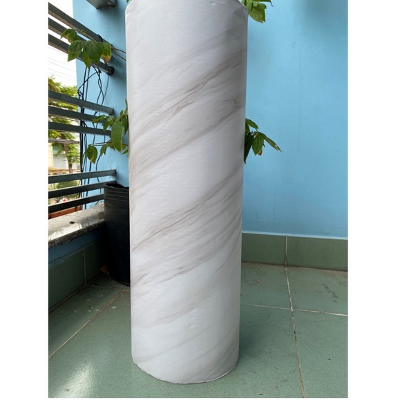 Decal Giấy Dán Nền Sàn Nhà Trang Trí Nhà Cửa ĐÁ VÂN THẲNG HS2301 Có Keo Sẵn Khổ 60cm, GIÁ BÁN 1 MÉT DÀI