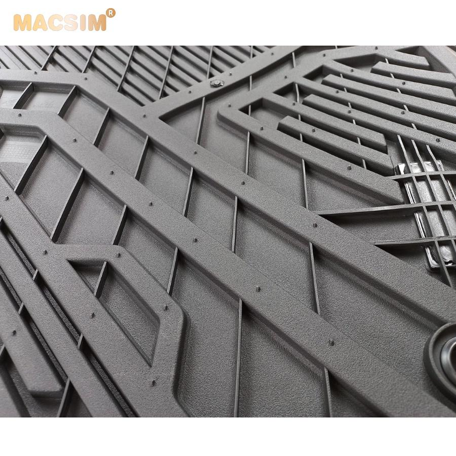 Thảm lót sàn xe ô tô MAZDA 3 2019 - nay nhãn hiệu Macsim - chất liệu nhựa TPE đúc khuôn cao cấp - màu đen