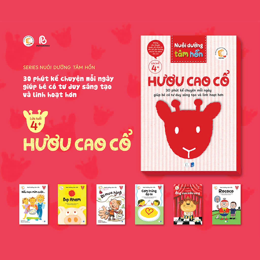 Sách - Nuôi Dưỡng Tâm Hồn - Bộ Hươu Cao Cổ 6 cuốn - Dành cho trẻ từ 4 tuổi - Puma Books