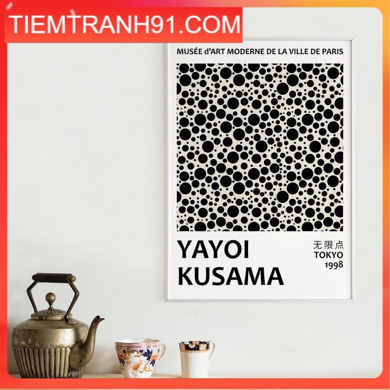 Tranh treo tường | Triễn lãm-Kusama Yayoi - Infinity Nets, Tokyo 1998 Modern Art 10