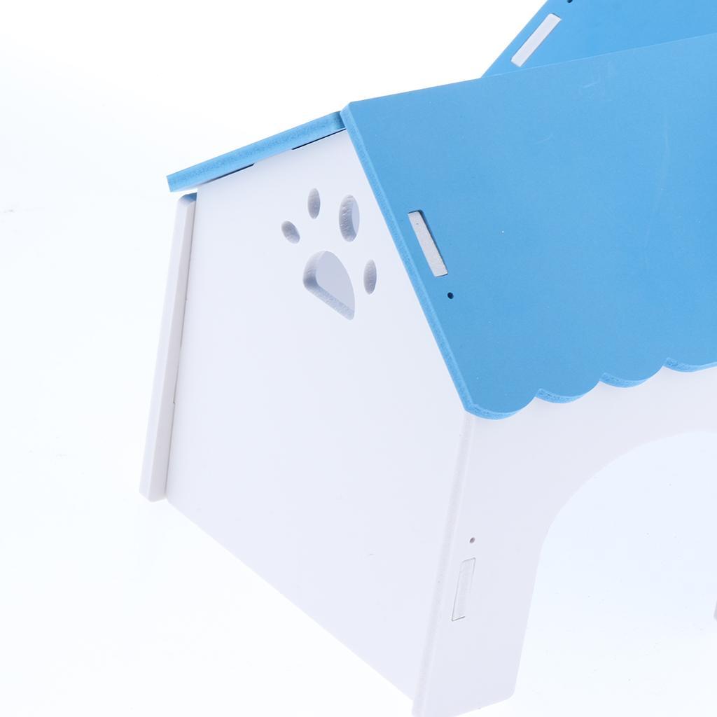 1 Pc Hamster Hedgehog Guinea Pig Wooden Villa Small Animals Wood House