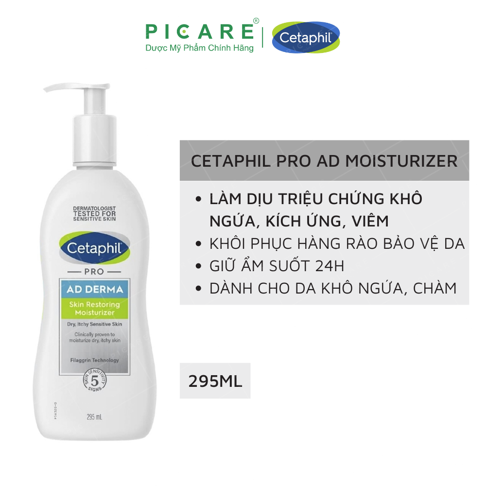 Kem Dưỡng Ẩm Cho Da Nhạy Cảm Cetaphil Restoraderm Body Moisturizer - 3499320003919,8771209044479