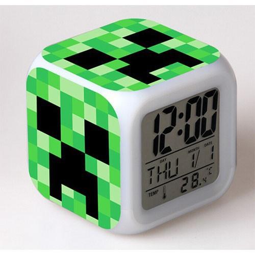 Đồng Hồ Creeper Minecraft báo thức và phát sáng