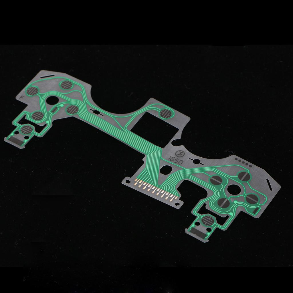 2xConductive Film Keypad Flat Flex Ribbon Cable For Sony PS4 Controllers Green