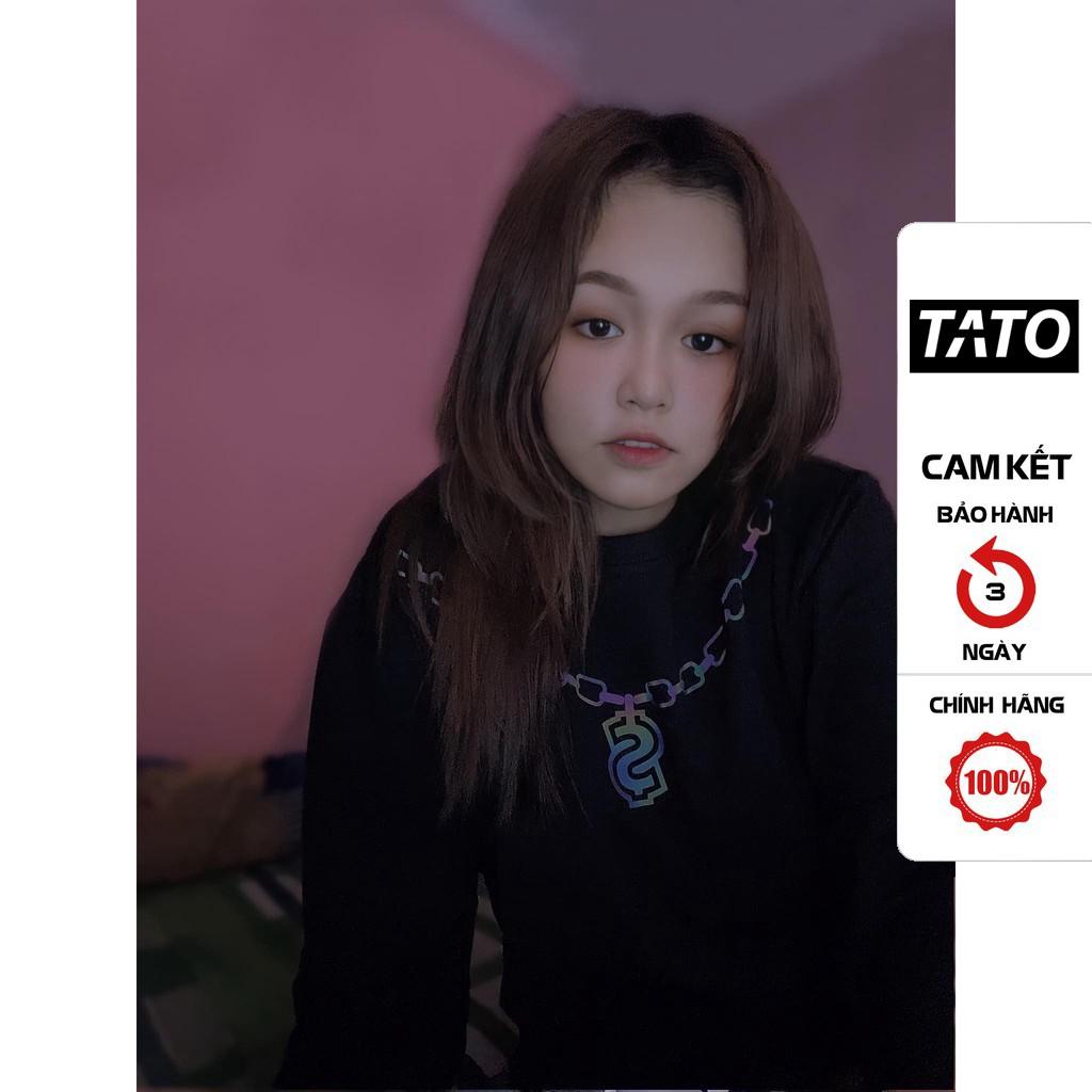 Áo Sweater in hình Money Necklace Phản Quang 7 màu Áo nỉ Nam Nữ Dài tay Unisex in hiệu ứng Hologram TATO_OFFICIAL