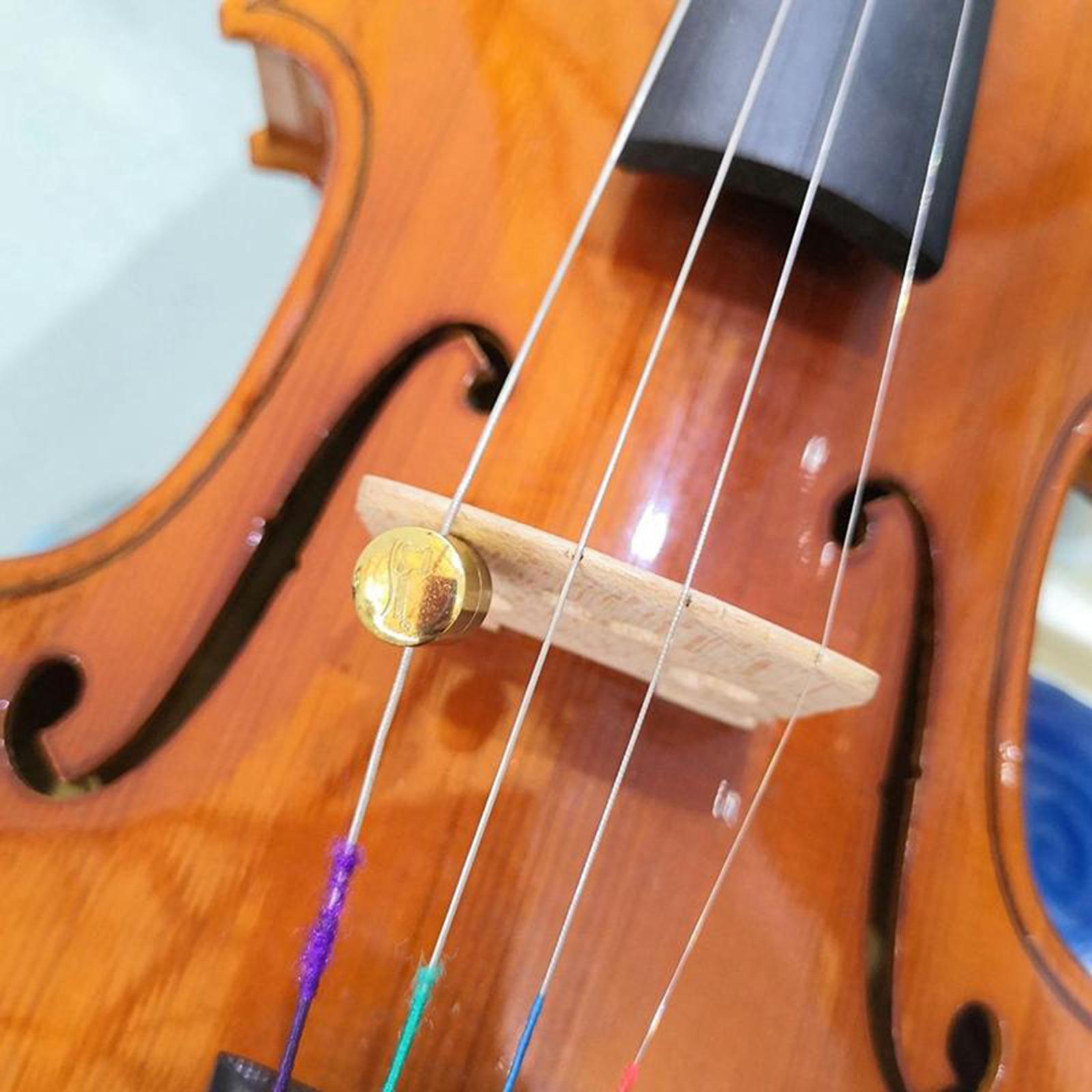 4 Pieces Brass Button Type 1/4-4/4 Wolf  Adjuster Cello