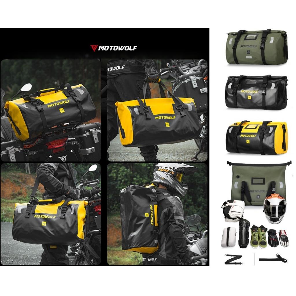 Túi chống nước MOTOWOLF 07MDL0717  (túi đã tích hợp dây cột) - túi chống thấm nước tuyệt đối - Vàng