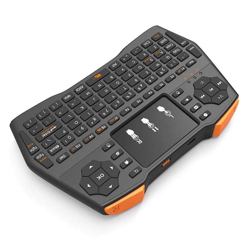 Mini Không Dây Bàn Phím 2.4GHz Remote Điều Khiển Bàn Di Chuột Cho Smart Tivi Máy Tính Bảng Laptop Xbox 360 PS4 bàn Phím