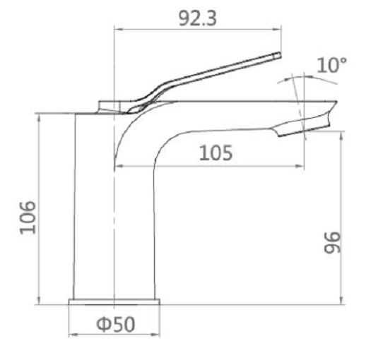 Bộ vòi lavabo nóng lạnh ATMOR AT90913 (HÀNG CHÍNH HÃNG)