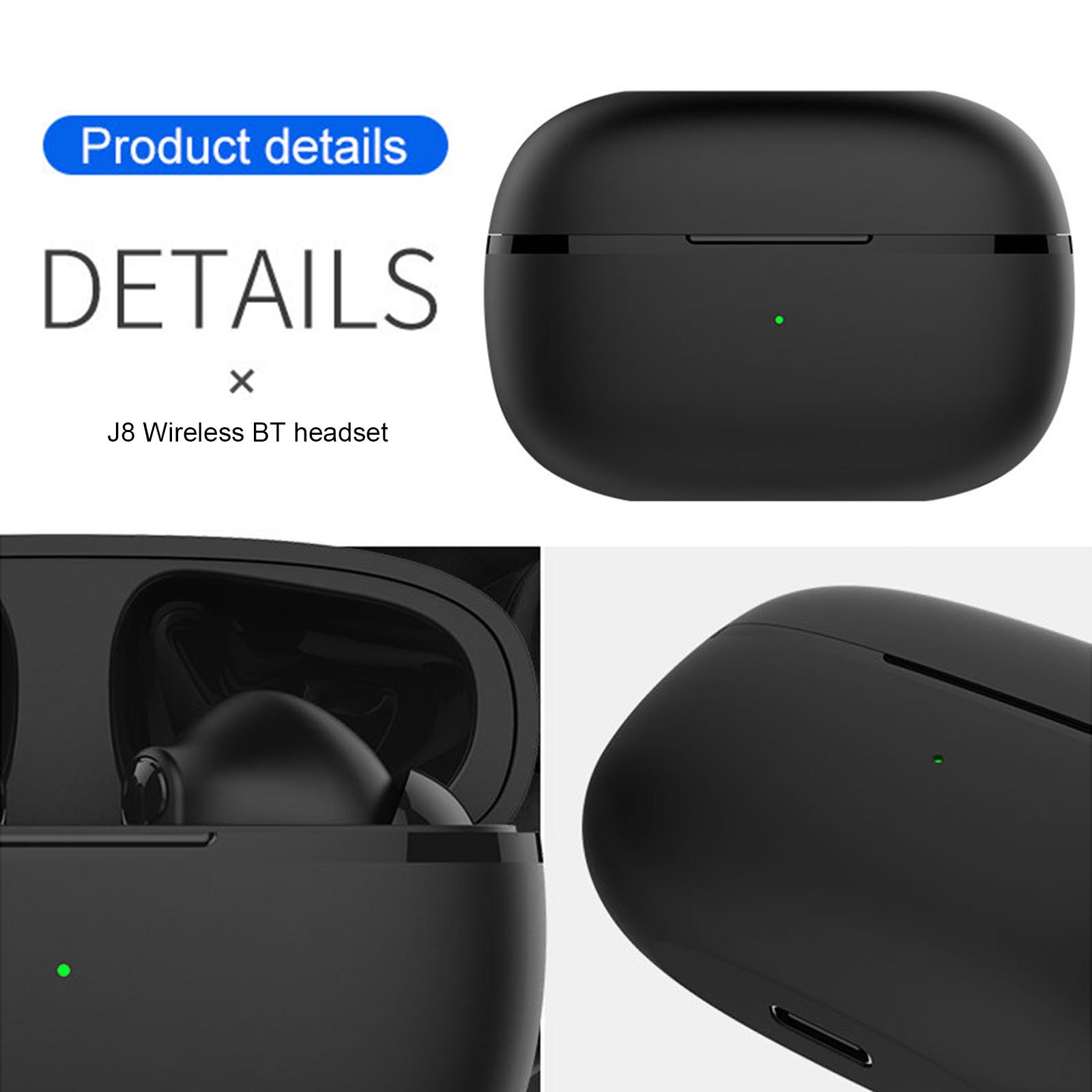 Tai Nghe Thể Thao Không Dây 5.0 TWS BT5.0 Màn Hình LED Giảm Tiếng Ồn