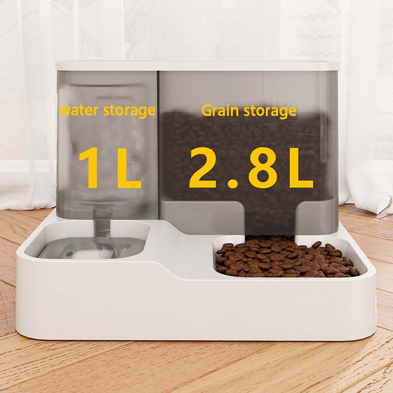 Máy cấp thức ăn, nước uống cho chó mèo Automatic Pet Feeder