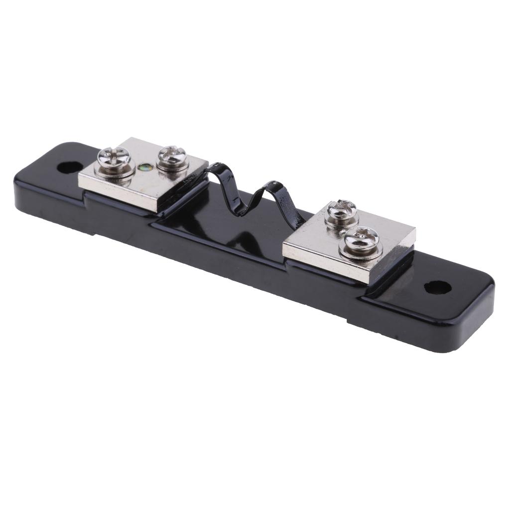 2X 75mV Shunt Resistor for DC Current Meter Amp Analog Panel Ammeter FL-2 20A