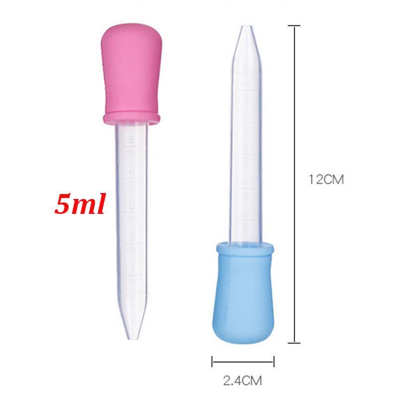 Set 5 Ống Hút Sữa, Bón Thuốc Loại 5ml Silicon Hàng Chuẩn Loại 1 Ống Chiết Nhỏ Giọt