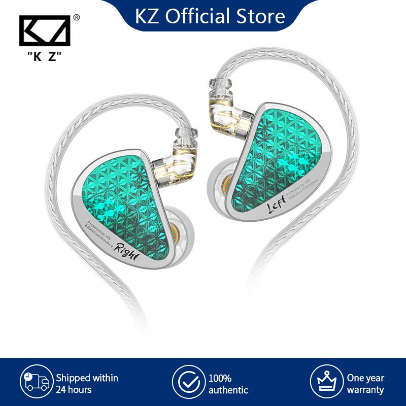 Kz AS16 Pro trong tai nghe có dây Ear 16BA Majones âm lượng bass cân bằng của tai nghe Bass Tai nghe Tai nghe Tai nghe Thể thao Tai nghe Thể thao: AS16Pro Cyan No Mic
