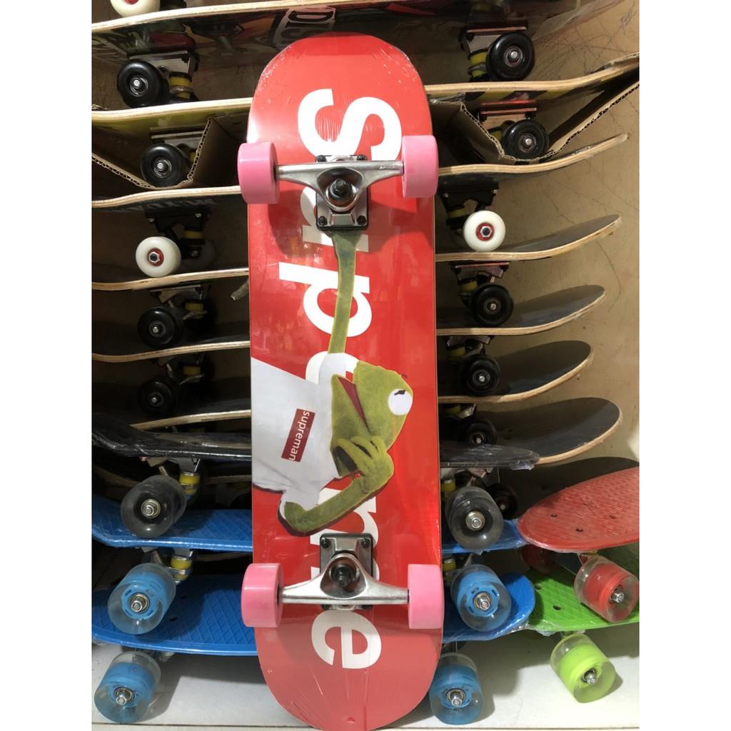 Ván Trượt Cao Cấp Skateboard Mặt Nhám gỗ ép 7 lớp chịu lực