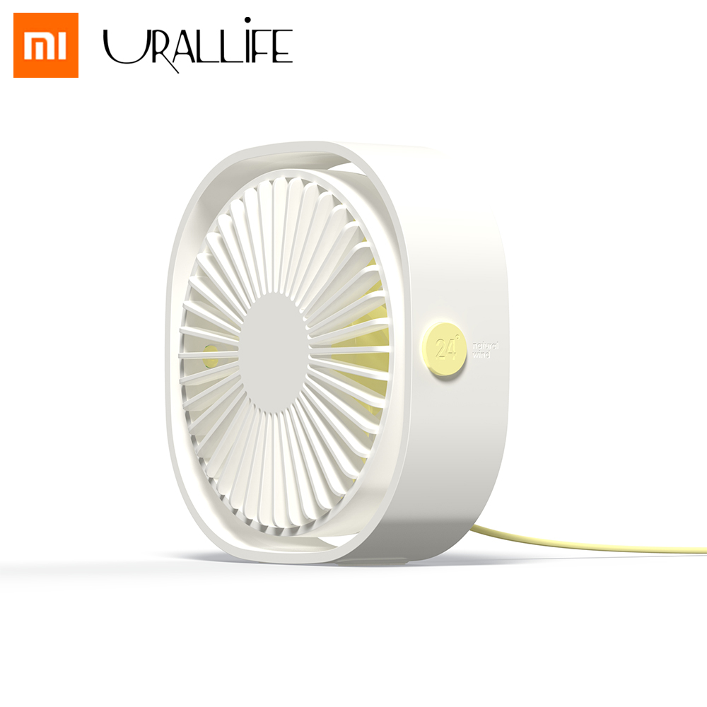 Quạt Để Bàn Xiaomi Mijia Urallife 312 USB Mini Quay 360 Độ