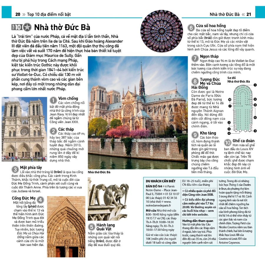 Cẩm Nang Du Lịch - Top 10 Paris