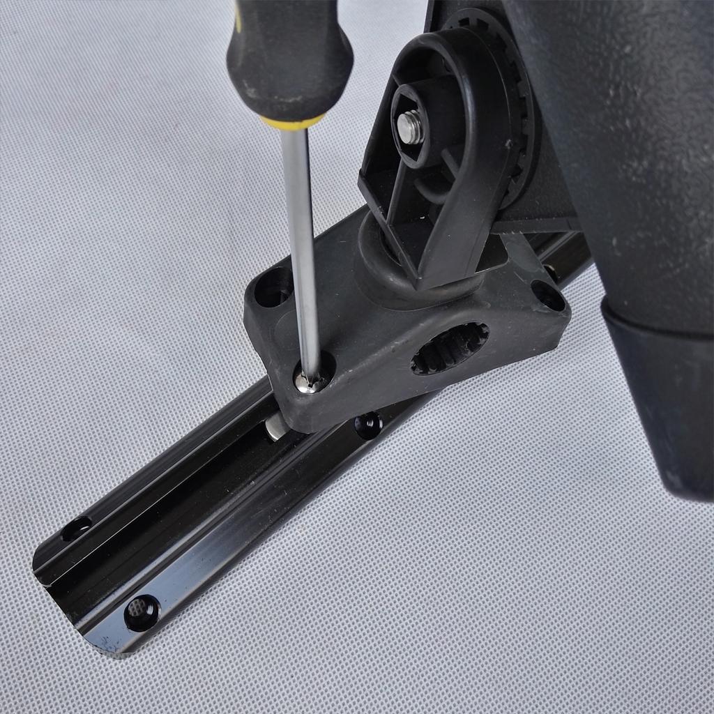 Durable Kayak Rail Mount Tackle Ball Adapter Mounting Rack Fishing Rod