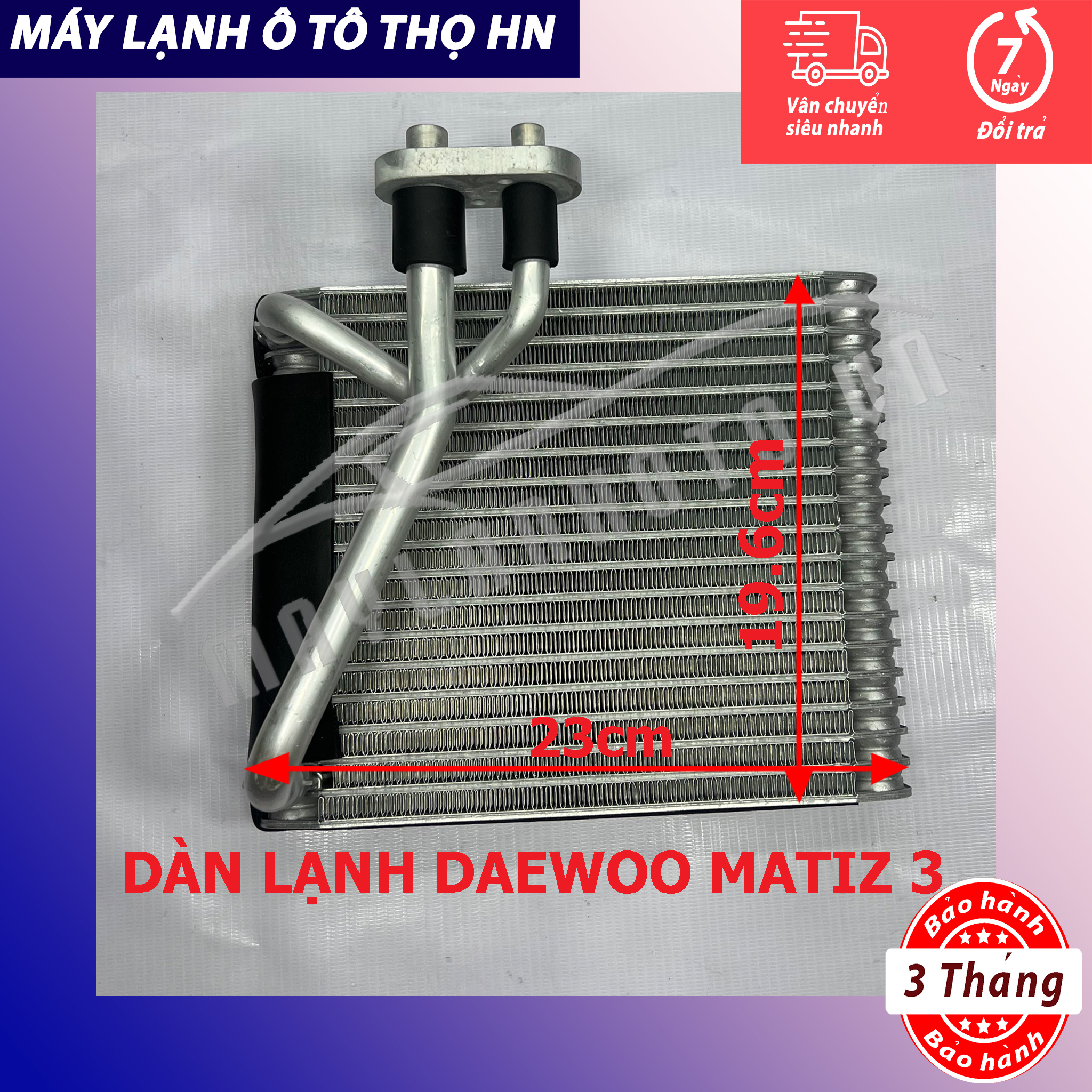 Dàn lạnh DW Matiz 3 - Chevrolet Spark 2006 2007 2008 2009 2010 hàng xịn Hàn Quốc 06 07 08 09 10