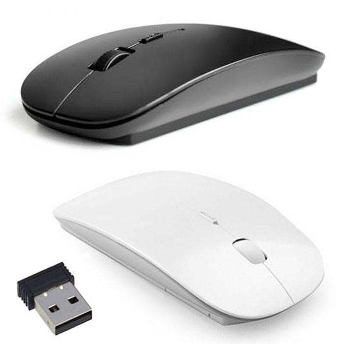 Ultra-thin 2.4 GHz optical wireless mouse with receiver MAC