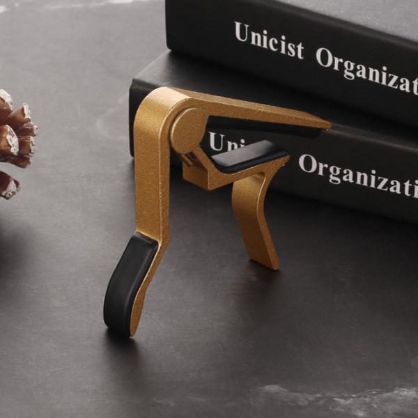 2PCS Acoustic Guitar Capo Acoustic Guitar Capo Capo Classical Tune Golden