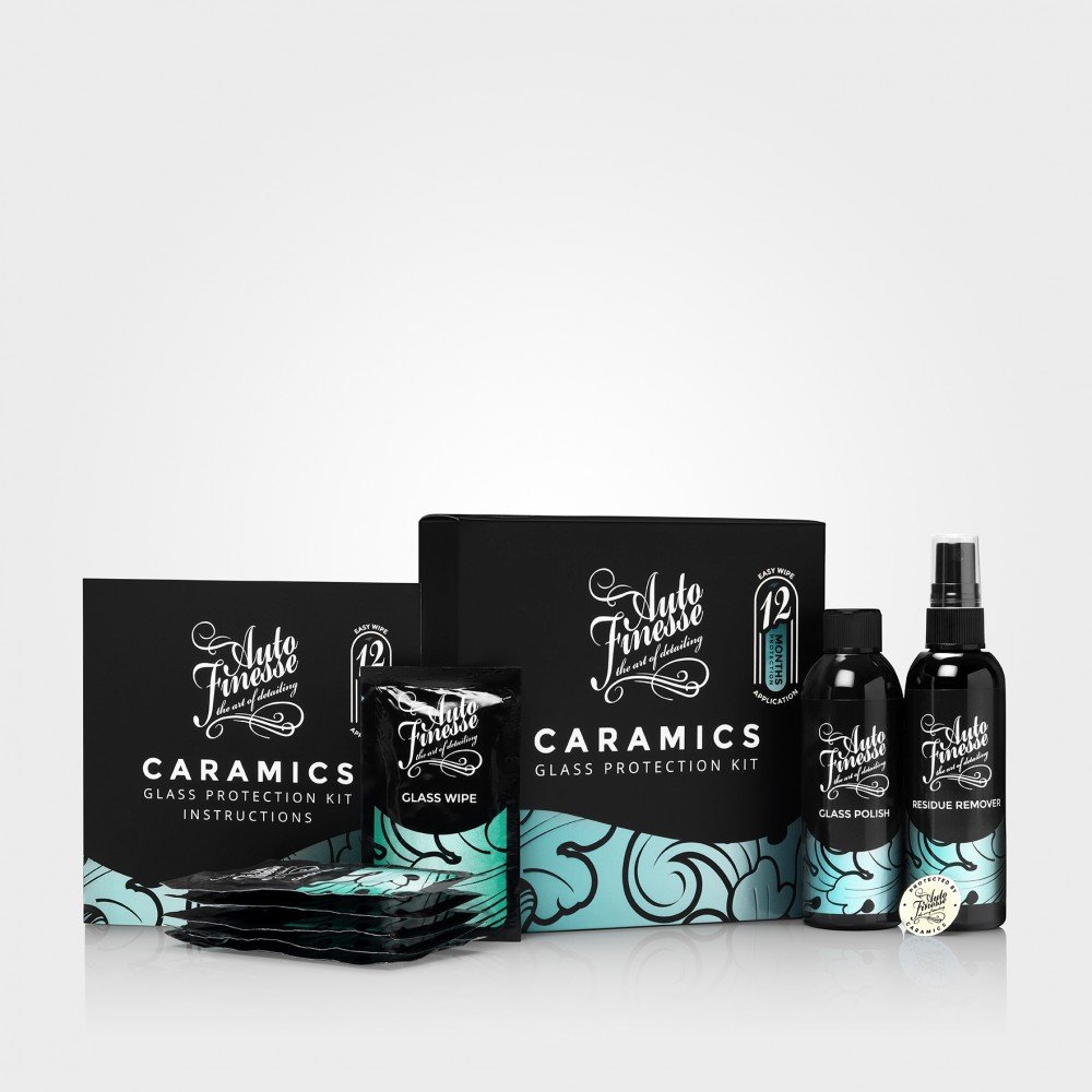 CARAMICS GLASS PROTECTION KIT - Bộ Ceramics đánh bóng &amp; bảo vệ kính ô tô