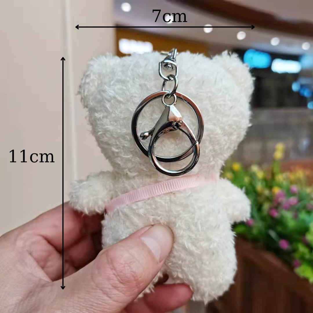 Móc Khóa Gấu Bông Búp Bê Cute, Móc Treo Balo Túi Xách Dễ Thương