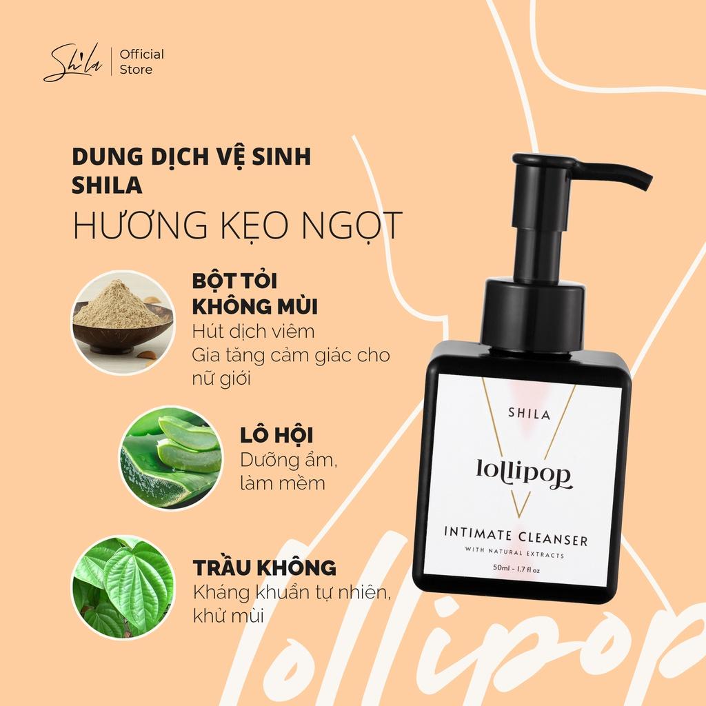 Combo dung dịch vệ sinh Shila và tinh chất phục hồi Shila (Shila Intimate Cleanser, Shila Serum Pinky/Glowy