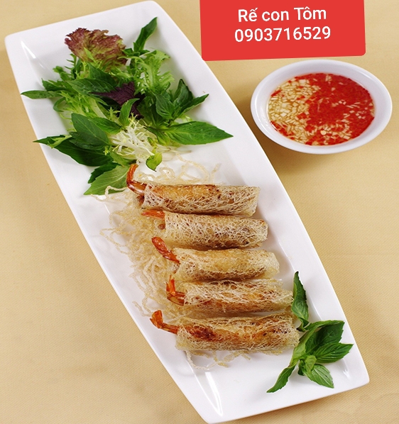 Chả giò rế con tôm