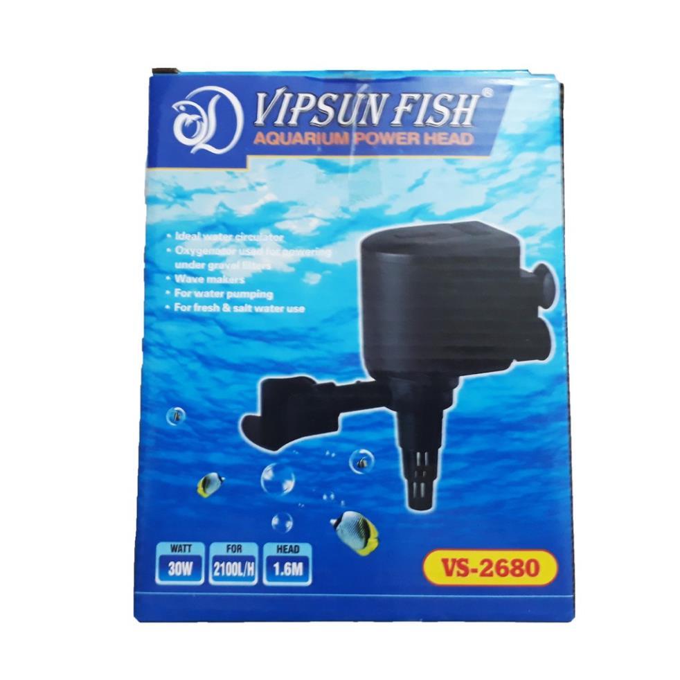 Máy Bơm Lọc Nước Hồ Cá VS-2680 - Máy Lọc Nước Bể Cá Vipsun