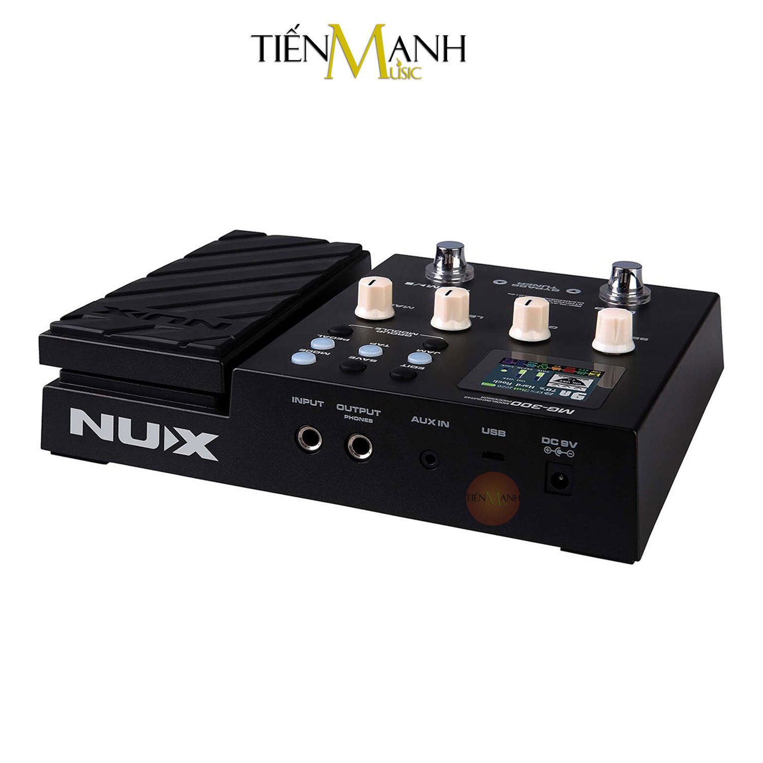 Phơ Đàn Guitar Nux MG300 Multi Effects - Bàn Đạp Fuzz Pedals MG-300 Hàng Chính Hãng - Kèm Móng Gẩy DreamMaker