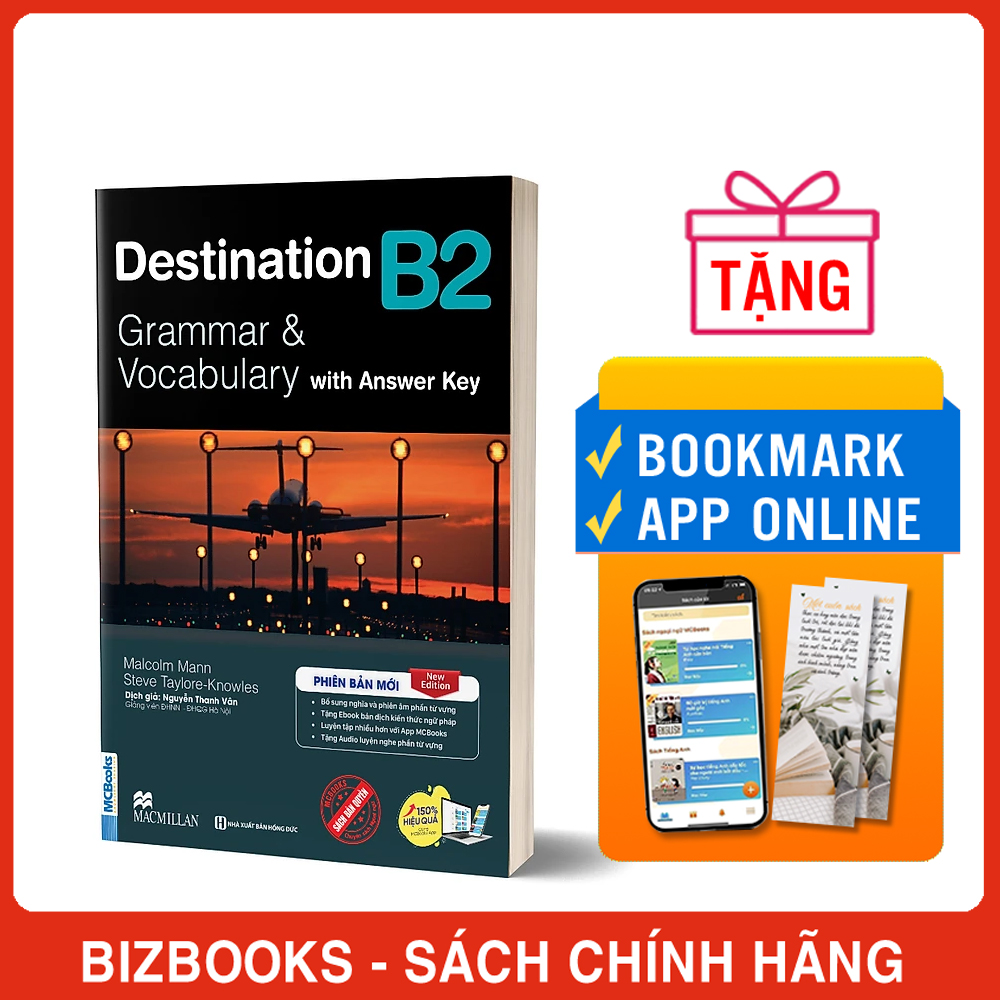 Destination B2 Grammar and Vocabulary (Kèm Đáp Án) Tặng Audio và bài tập thực hành MCBooks