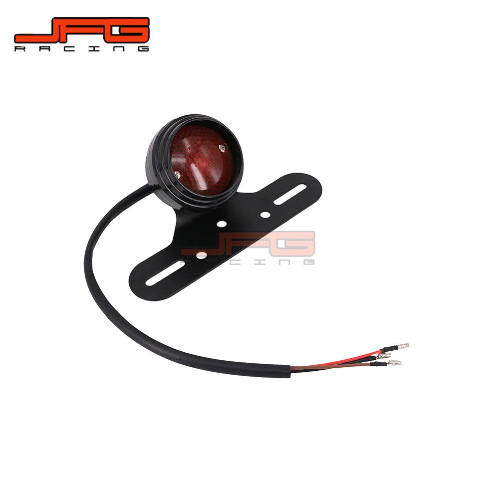 Đảm Bảo Chất Lượng Đèn LED Dây Tóc Xe Máy Hình Tròn Retro Đèn Hậu Sau Xe Máy Điện Đèn Phanh Đèn Lái Đèn LED Hình Tròn
